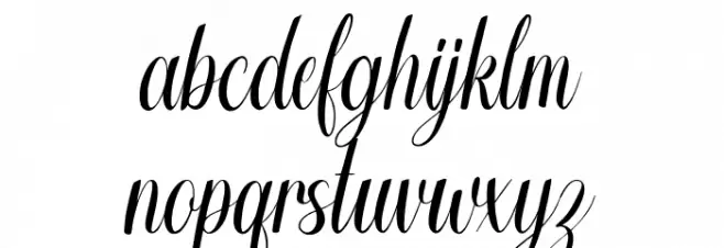 La Flibustiere फ़ॉन्ट लोअरकेस