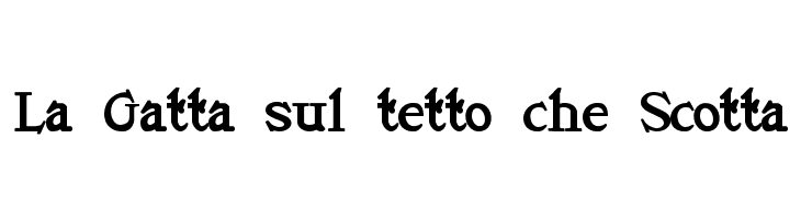 La Gatta sul tetto che Scotta Font