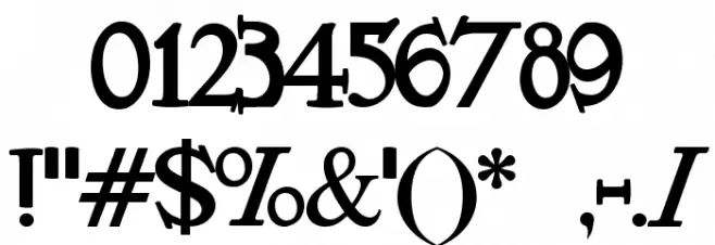 La Gatta sul tetto che Scotta Font OTHER CHARS