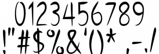 La Gonjess Font OTHER CHARS