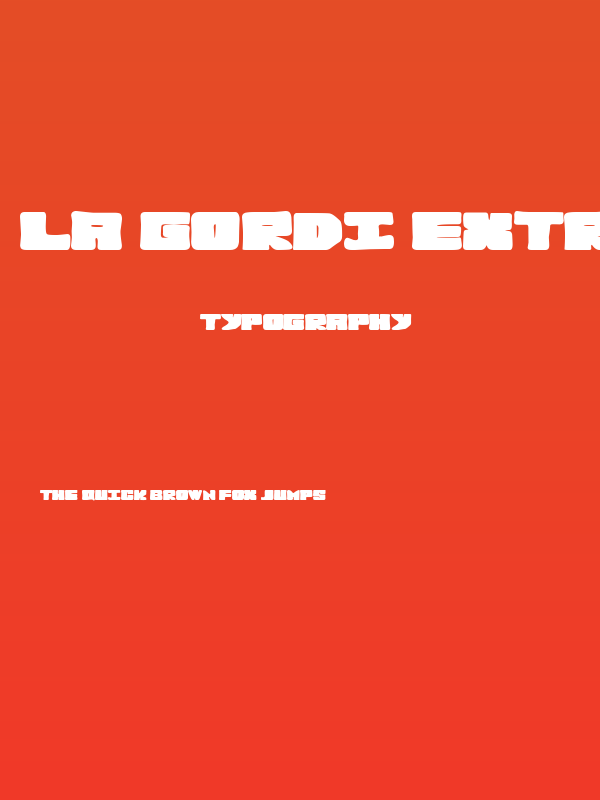 La Gordi Extrema Poster