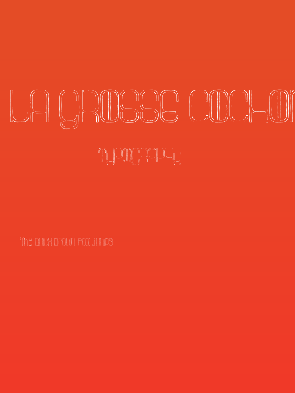 La Grosse Cochonne Defaced Poster