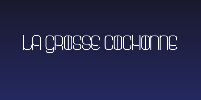 La Grosse Cochonne Social Header