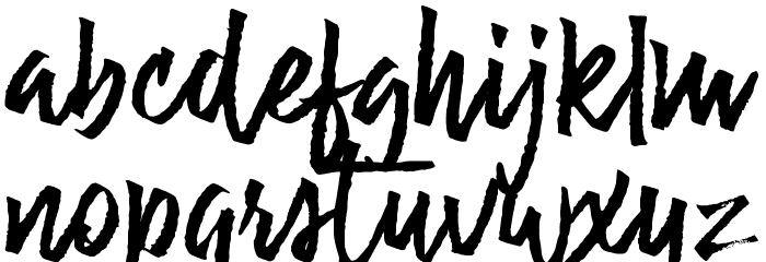 La Guapita Font LOWERCASE