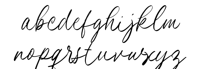 La Hileah Font LOWERCASE