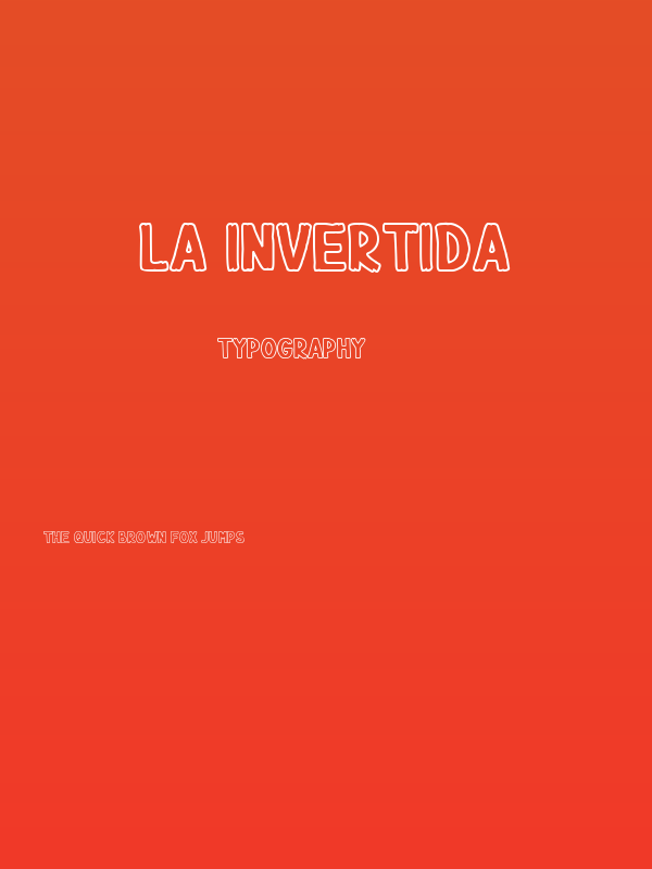 La Invertida Poster