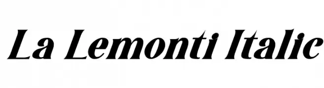 La Lemonti Italic  Frei Schriftart Herunterladen