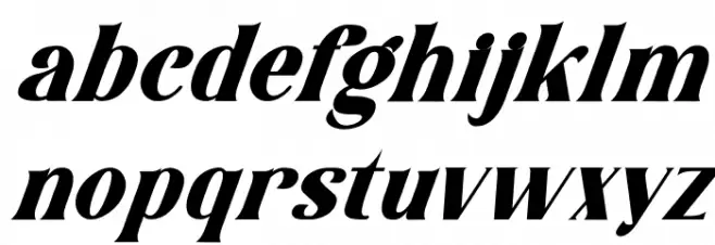 La Lemonti Italic Fuentes MINÚSCULAS