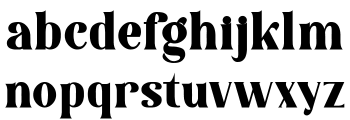 La Lemonti Font LOWERCASE
