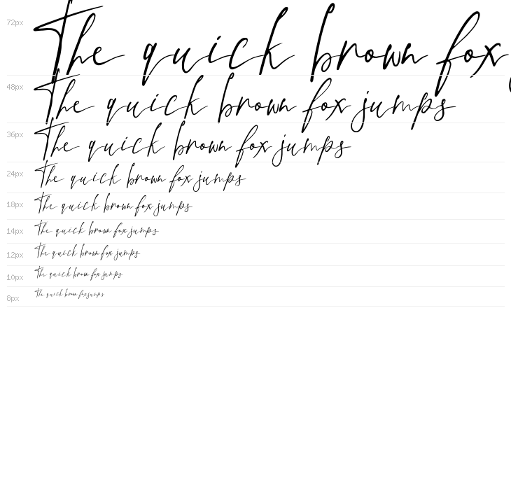 La Lune Script Waterfall