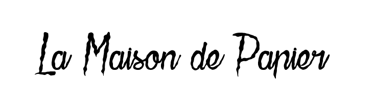 La Maison de Papier  免费字体下载