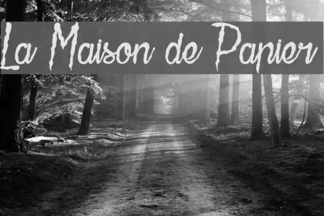 La Maison de Papier Polices examples