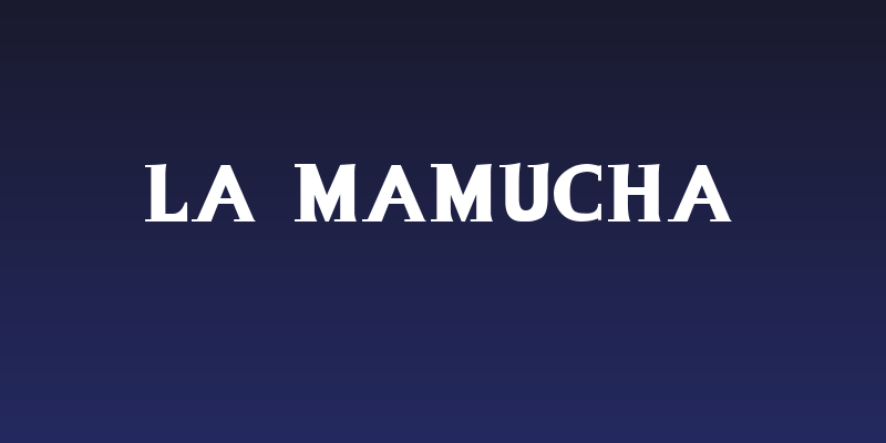 La Mamucha Social Header