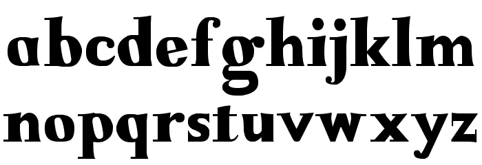 La Mamucha Font LOWERCASE