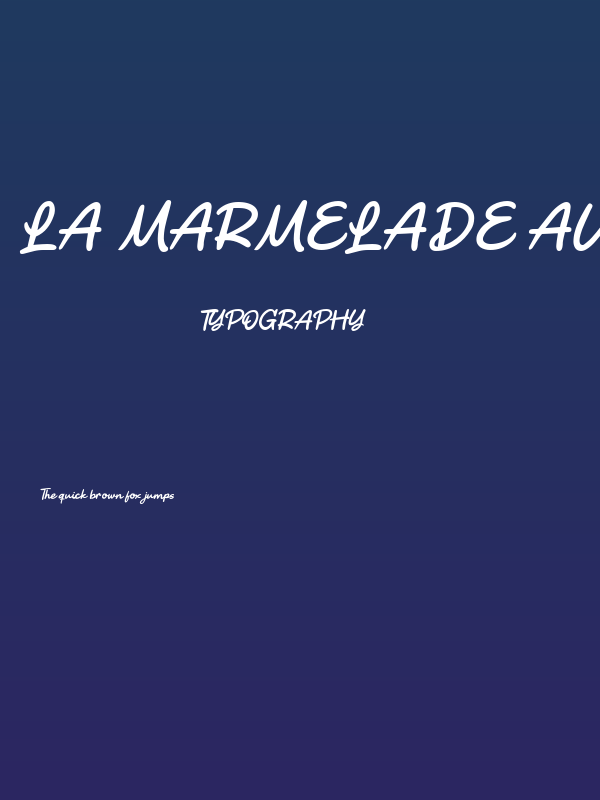 La Marmelade aux Fruits Poster