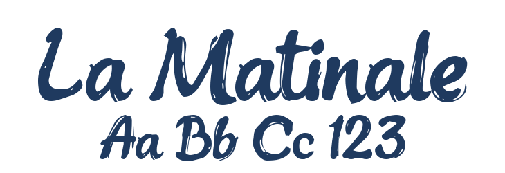 La Matinale Font Preview