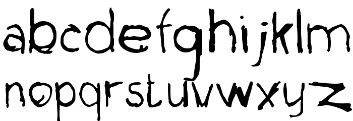 La Ment Font LOWERCASE