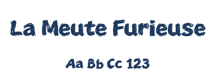 La Meute Furieuse Font Preview