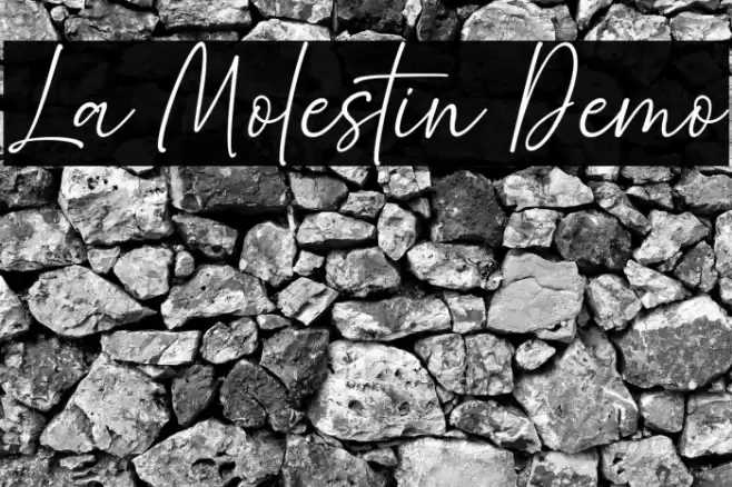 La Molestin Demo خط examples