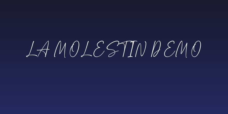 La Molestin Demo Social Header