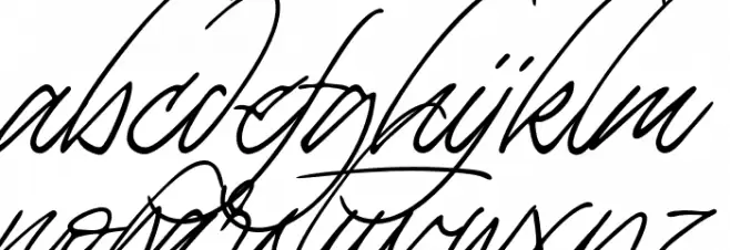 La Monte 字体 小写