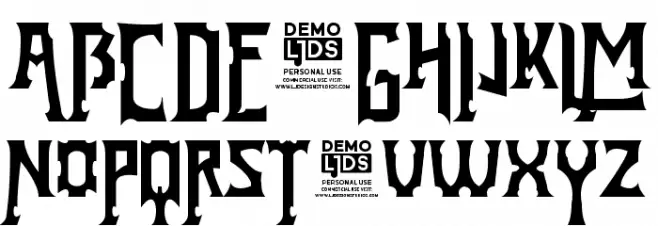 La Nana DEMO Fonte MAIÚSCULAS