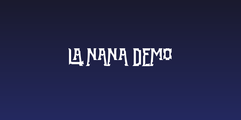 La Nana DEMO Social Header