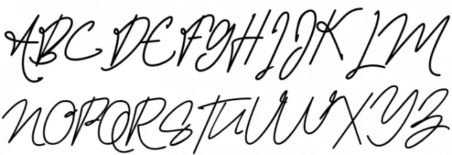 La Nantes Schriftart Groß