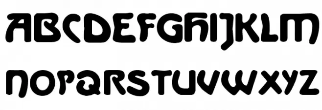 La Negrita Schriftart Groß