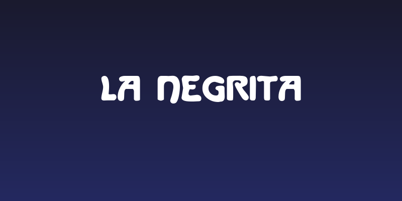 La Negrita Social Header