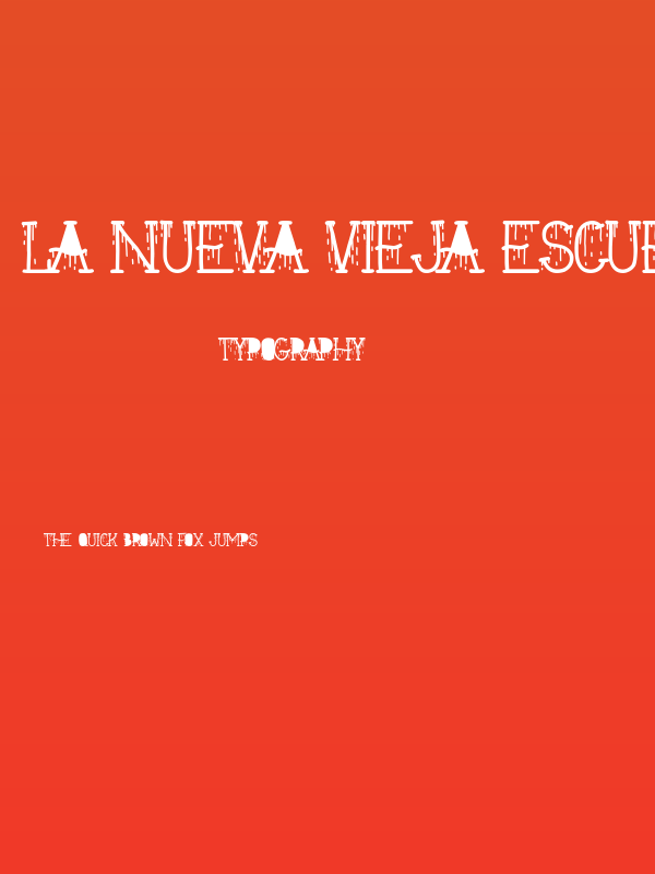 La Nueva Vieja Escuela Poster