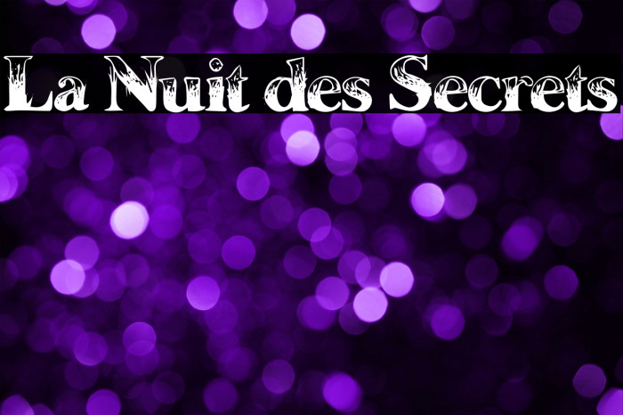 La Nuit des Secrets Example 2
