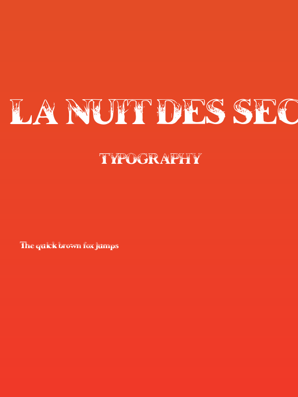 La Nuit des Secrets Poster