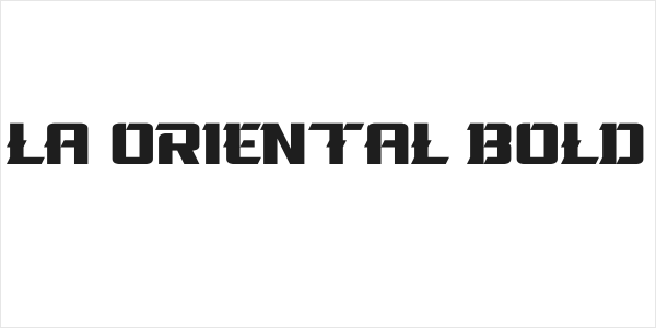 La Oriental Bold Logo