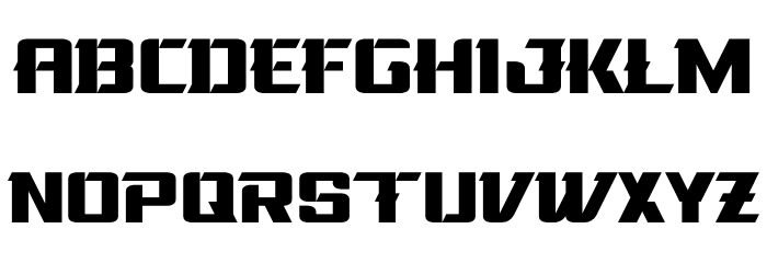La Oriental Bold Font LOWERCASE