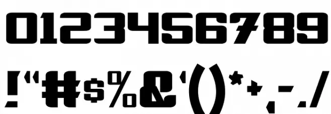 La Oriental Font OTHER CHARS