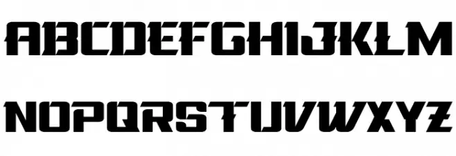 La Oriental Schriftart Groß