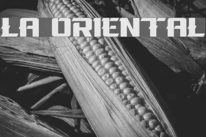 La Oriental Font examples