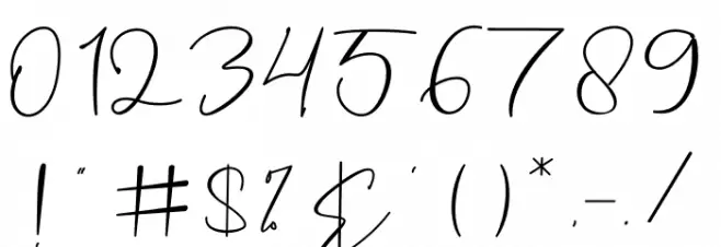 La Paloma Font OTHER CHARS