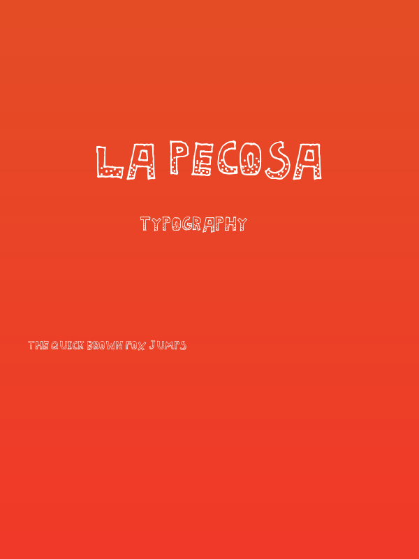 La Pecosa Poster