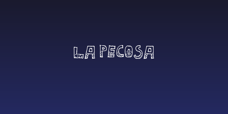La Pecosa Social Header