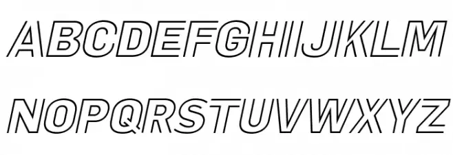 La Pejina Italic FFP Italic Fonte MAIÚSCULAS