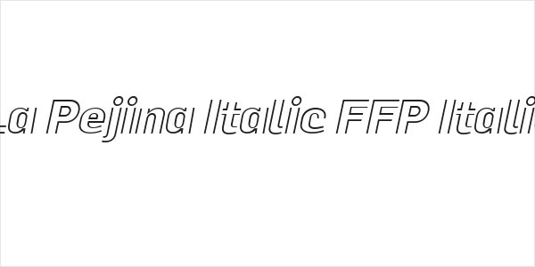 La Pejina Italic FFP Italic Logo