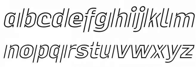 La Pejina Italic FFP Italic Fuentes MINÚSCULAS