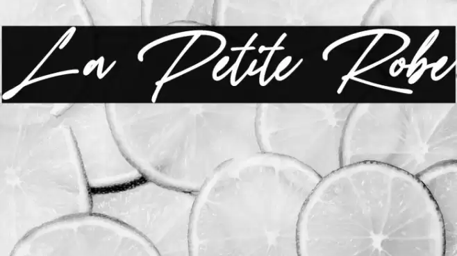 La Petite Robe Font examples