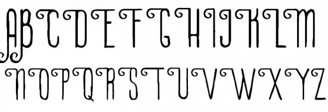 La Petitenget Fonte MAIÚSCULAS
