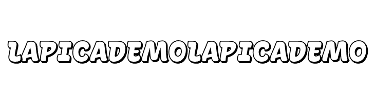 La Pica Demo La Pica Demo  नि: शुल्क फ़ॉन्ट्स डाउनलोड