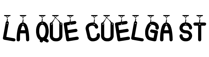 La Que Cuelga St  免费字体下载