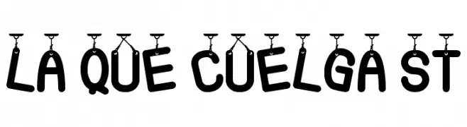 La Que Cuelga St  تنزيل الخطوط