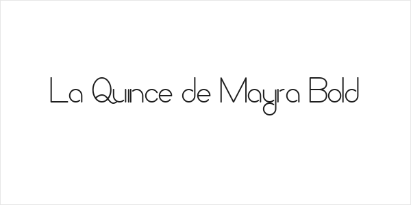 La Quince de Mayra Bold Logo
